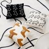 45x45cm 1pc adorable Home pillow cover small size decorate Nordic minimalist sofa throw pillowcase with horse Embroidered