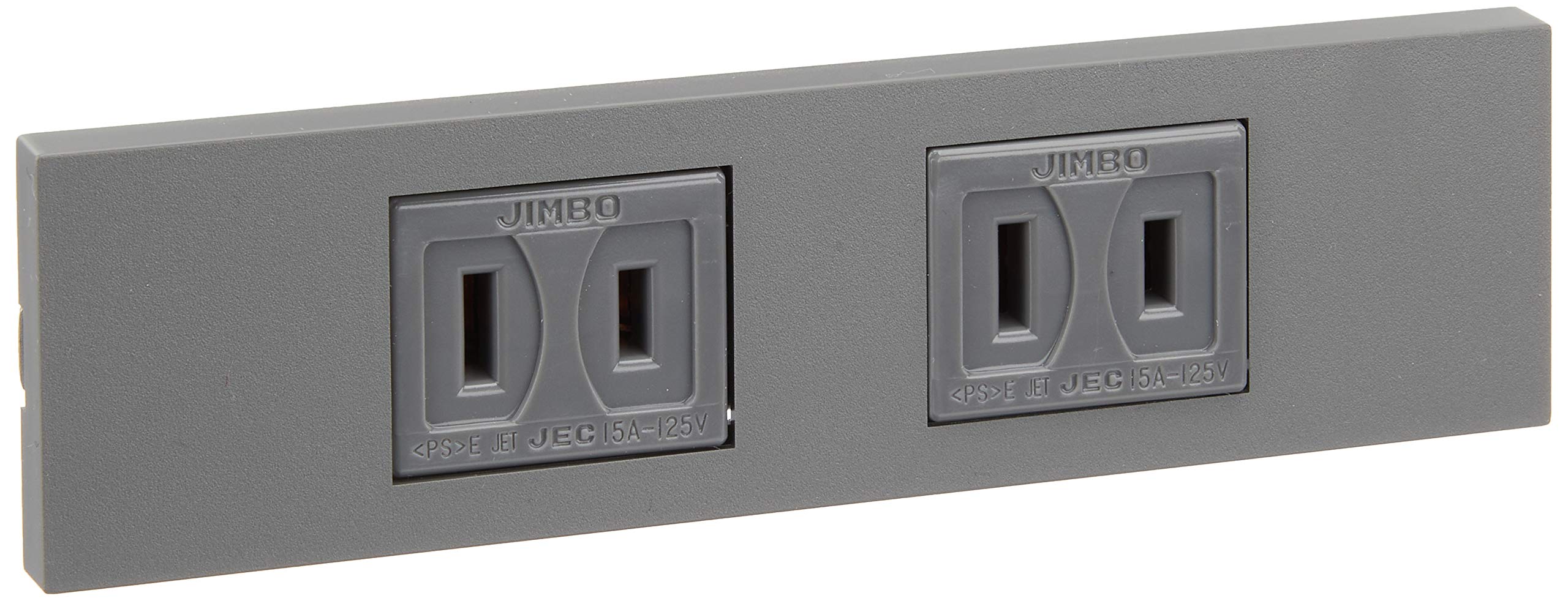 

JIMBO Electric (JIMBO) KAG Lineup Outlet Set (2 Outlets) Solid Gray (SG) KAG2501