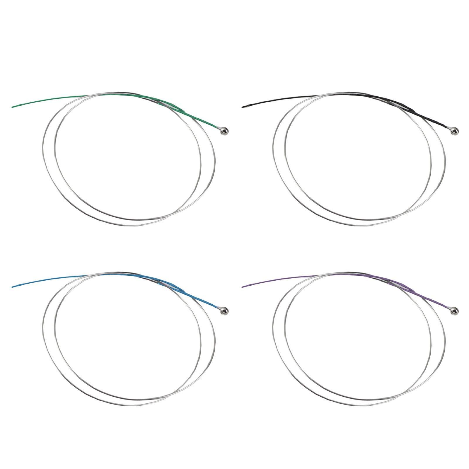 

Full Set High Quality Violin Strings Size 4/4 & 3/4 Violin Strings Steel Strings G D A and E Strings Music Strings G D A E