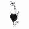 Copper Gem Navel Piercing Zircon Shiny Body Jewelry New Crystal Ball Belly Button Rings  Men