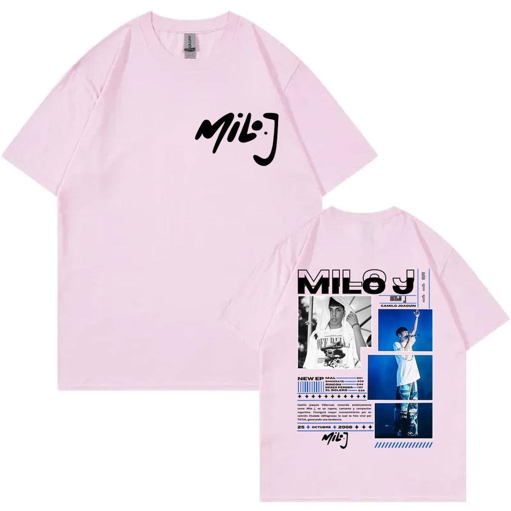 Rapper Milo J 511 Album Merch Tshirt Men Women Clothing Fashion Hip Hop Tshirts Summer Oversized Cotton Short Sleeve T Shirt