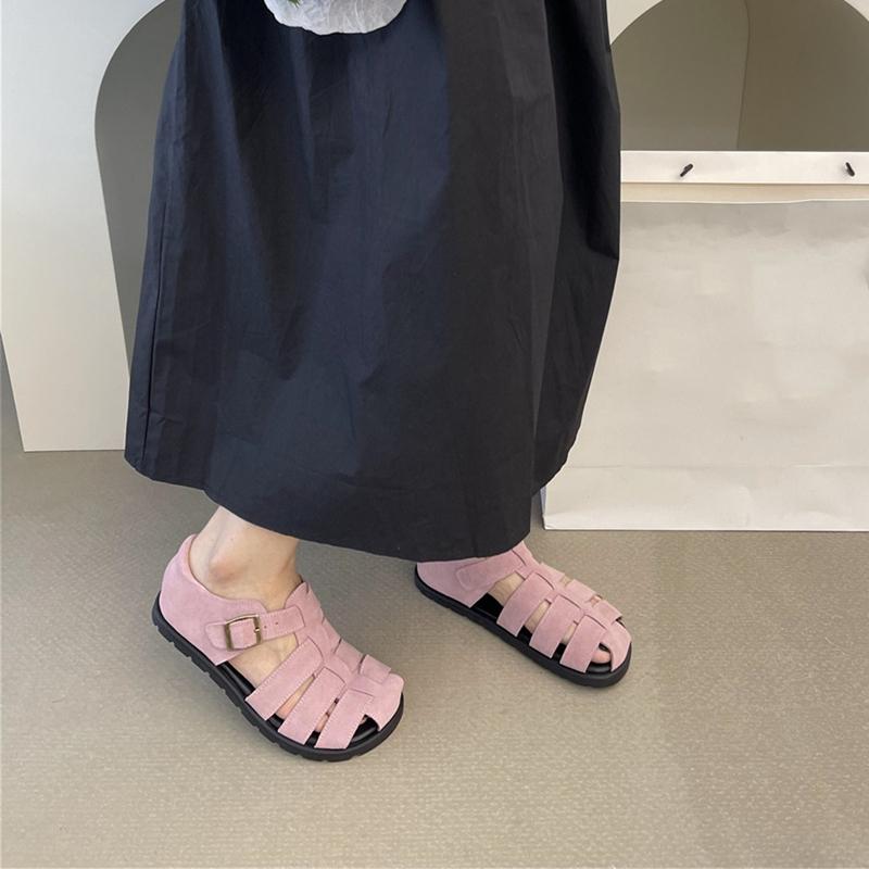 Fashion AIYUQI  Women's Sandals 2025 New Woven Hollow Roman Sandals For Women Summer Large Size Pig Cage Female Shoes