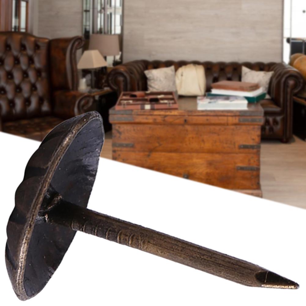 

100 шт. Круглые Маргаритки Низкие Купола Обивочные Гвозди Многофункциональный Винтажный Набор Гвоздей для Мебели Диван Стул China Mainland