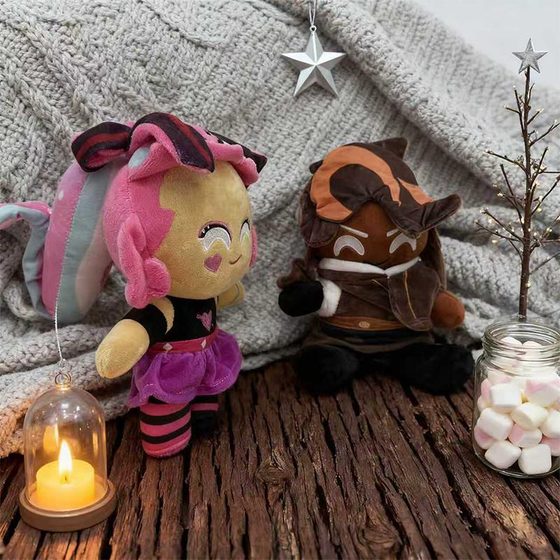 28CM Cute Cartoon Anime Game Cookie Run Kingdom Figure Plush Toy Soft Game Peripheral Pillow Accompany Kid Friend Birthday Gift