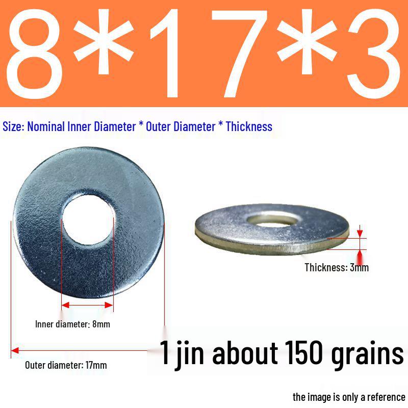 Galvanized Oversized Metal Washers M3-M60