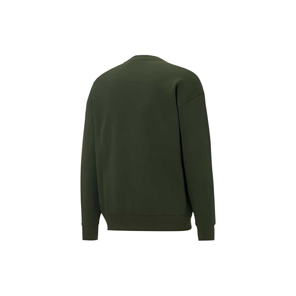 Puma X Maison Kitsune Sweter z dzianiny na co dzień, sportowy, oddychający, z okrągłym dekoltem, Unisex, Zielony 532324-94