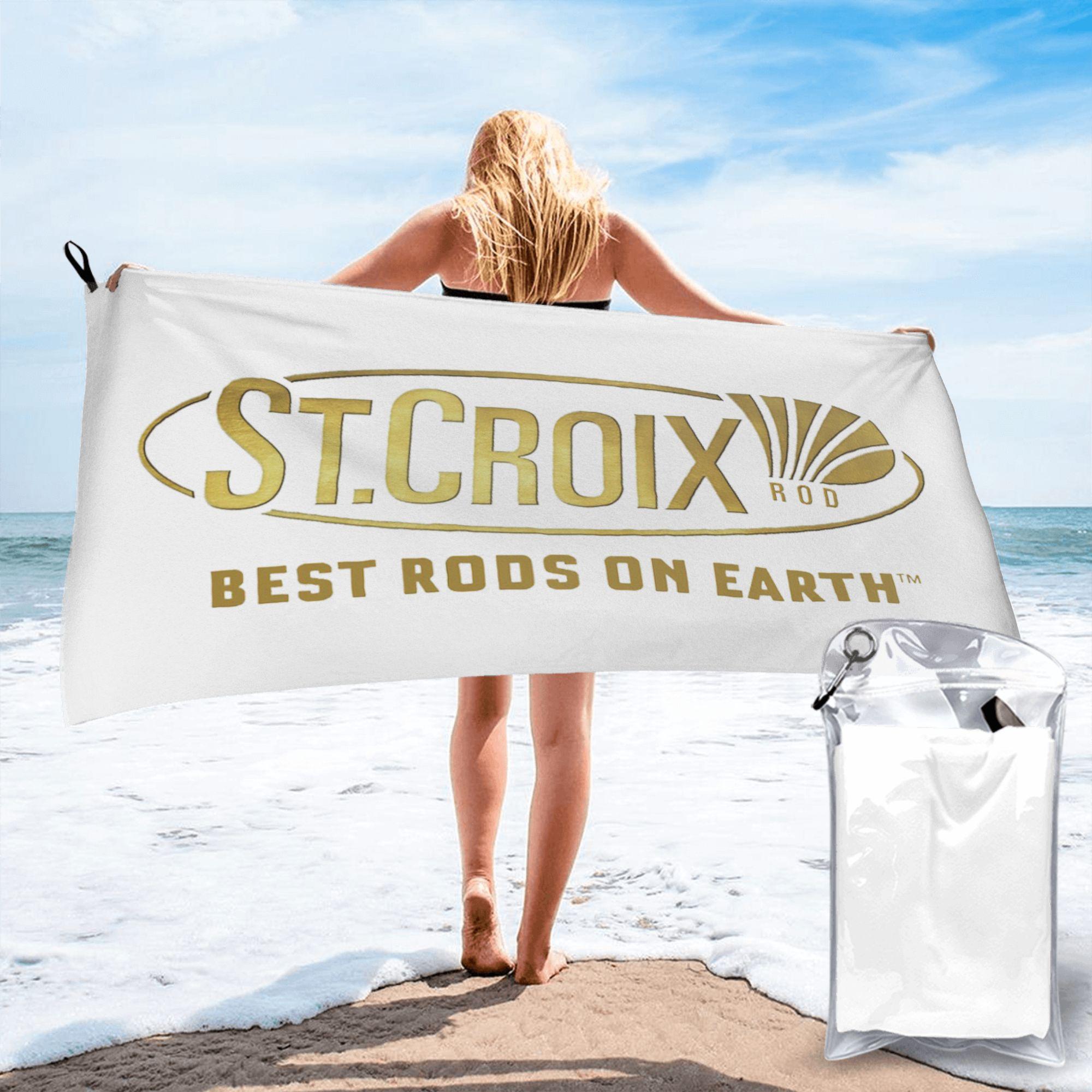 

Life Love St Croix Merch Beach Towel Soft Microfiber Quick Dry Absorbent Quick Towels For Yoga W30*H60(CM)