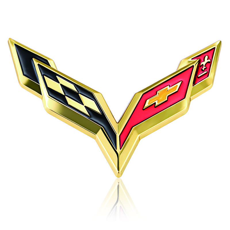 Car Emblem 3D Metal Sticker Body Decoration Badge For Chevrolet Cruze Sonic Silverado Corvette Camaro Captiva Suburban Equinox