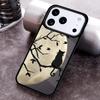 Anime Moon Cat Phone Case For iPhone 17 16 15 14 13 12 11 Pro Max Plus 17Air Soft Silicone Cover