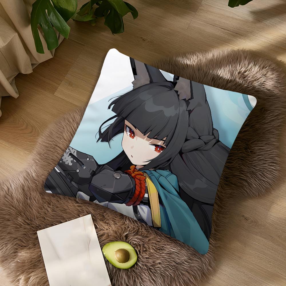 Hoshimi Miyabi Zenless Zone Zero Cute For Bedroom Car Coffee Shop Room Soft and Living Room Sofa Decorative Pillow Cover Case