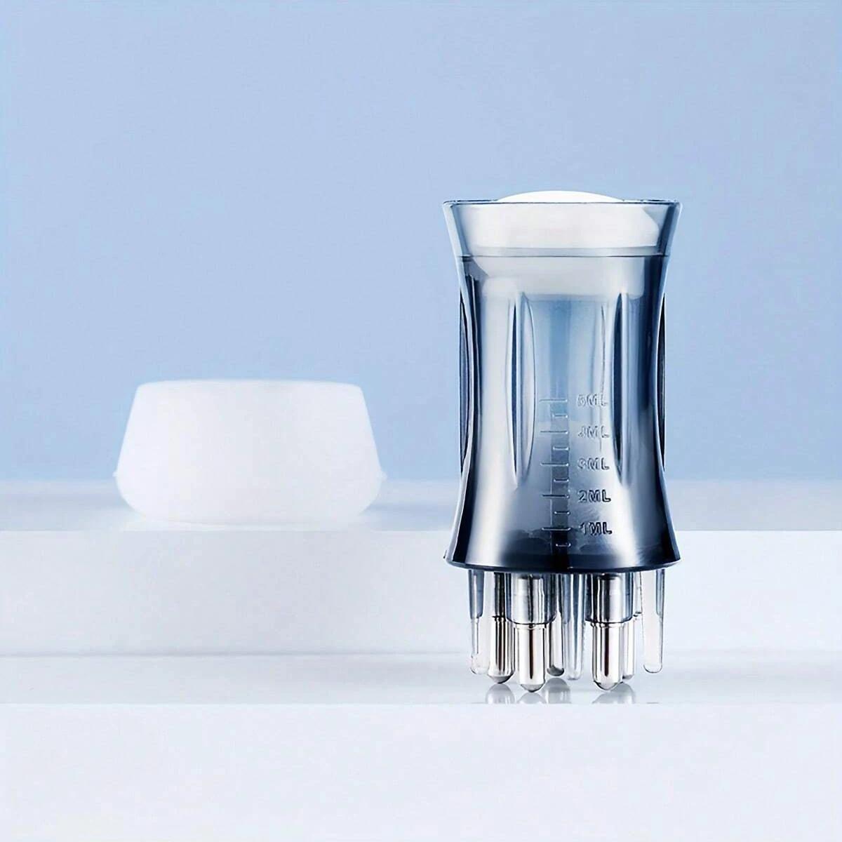 

1 шт. Аппликатор для кожи головы Мини Портативный Массажер для головы Роликовый шарик Кисть Эфирное масло для роста волос Лекарство Жидкий аппликатор синий