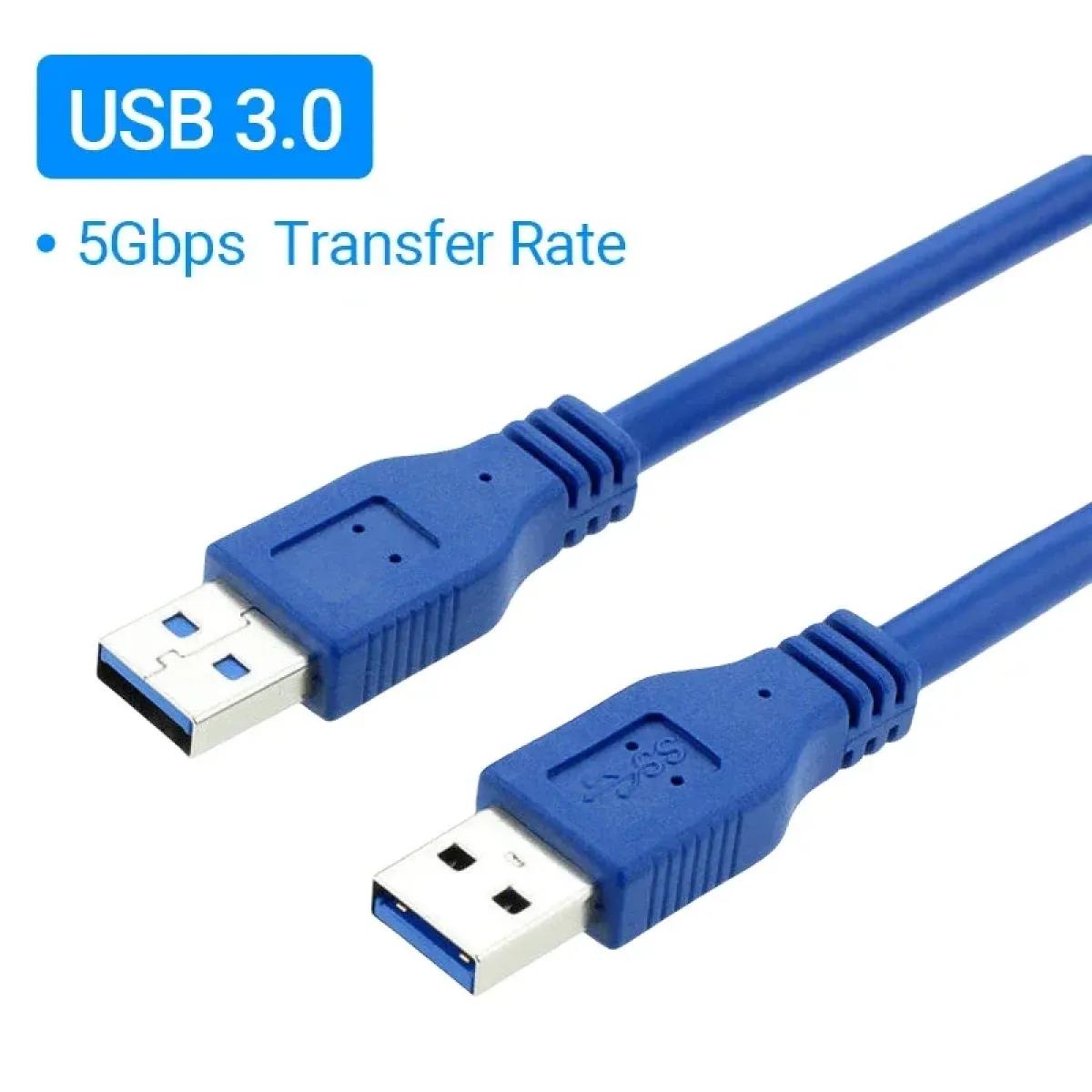 

Удлинительный кабель USB 3.0 - USB 3.0, удлинительный кабель USB A, штекер - штекер USB3.0 2.0, быстрая передача данных для радиатора жесткого диска 1m/USB 3.0 Blue