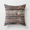 Housses d'oreiller 45x45cm Créatives Texture Bois Marbre Mode Géométrique Coussins Décor de Maison Ferme Canapé Coussins de Jet