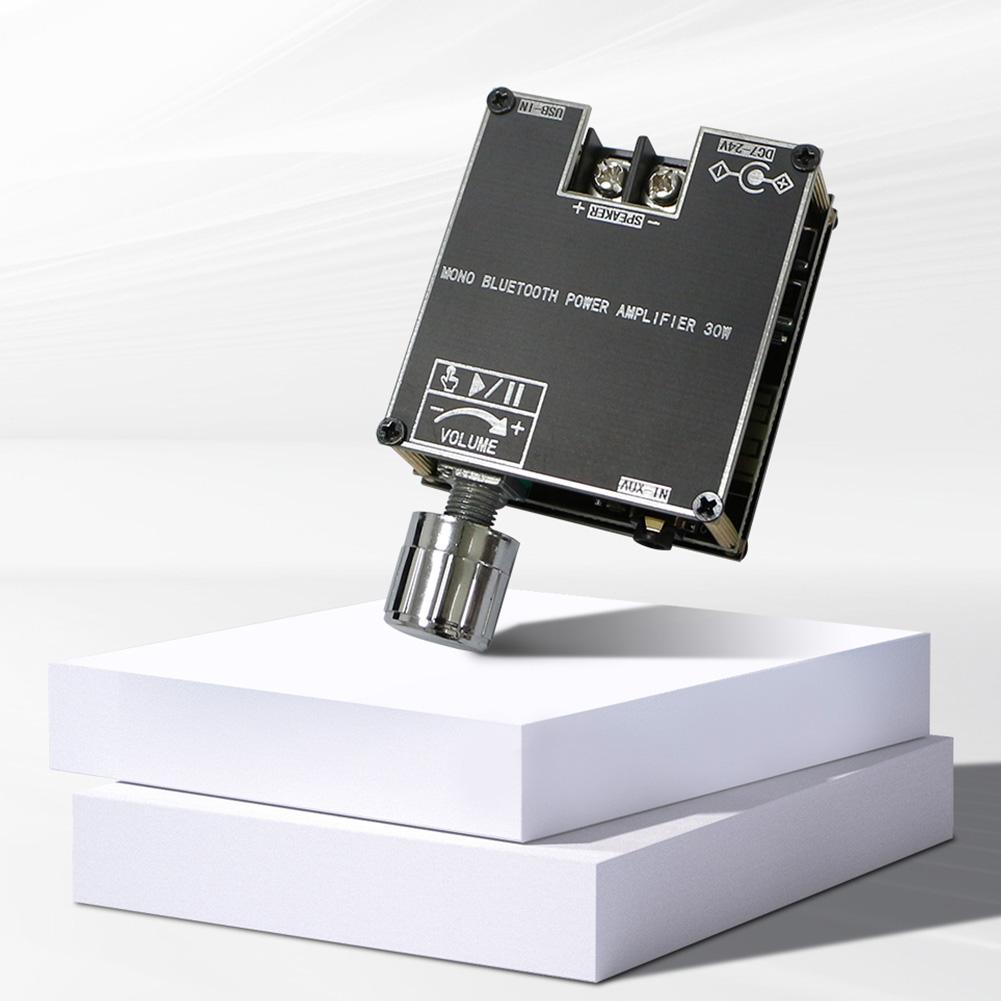 ZK-301B Mono 30W Audio Amplifier Module Support Wireless TWS Bluetooth-Compatible 5.3 DC9-24V APP Control for DIY BT Speaker Kit