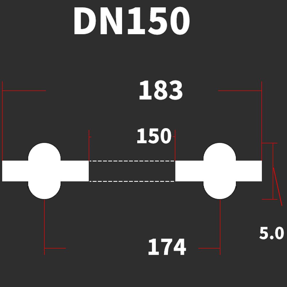 DN10-DN200 DIN Standard 3/4" 1.5" 2" -8" Tri Clamp EPDM Sanitary Seal Gasket Strip Homebrew