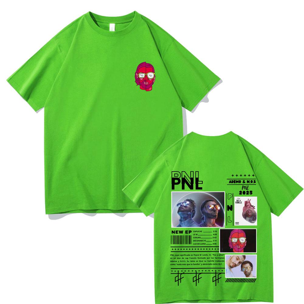 

French Rap Band PNL Album Le Monde Chico 2025 Graphic T Shirt Men Women Hip Hop Fashion Short Sleeve Oversized Tshirt Streetwear 4XL