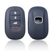 Silicone Rubber Key Fob Cover Compatible With Honda - Accord Civic Cr-V Sport Si Ex Ex-L Touring 4 Buttons Smart Key