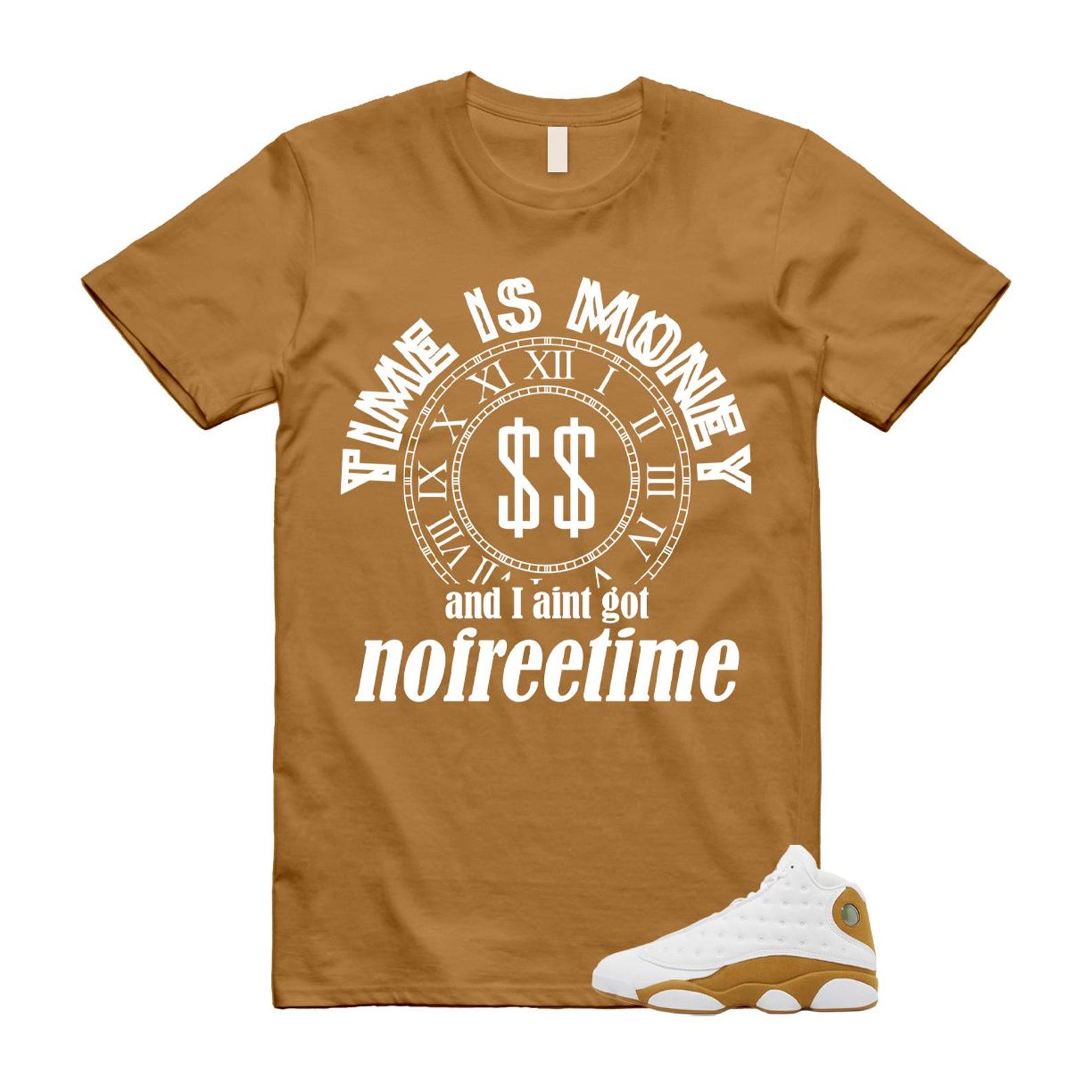 13 Wheat White T Shirt Match FREE TIME XL