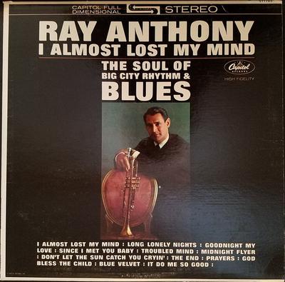 LP Record RAY ANTHONY - I Almost Lost My Mind ST1783 Capitol Records 1962 US Jazz Used