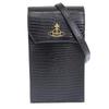 Bag Shoulder Bag Leather Black LIZARD PHONE BAG 53030019UL004FN401 VIVIENNE WESTWOOD [Vivienne Westwood] Women's [Item]