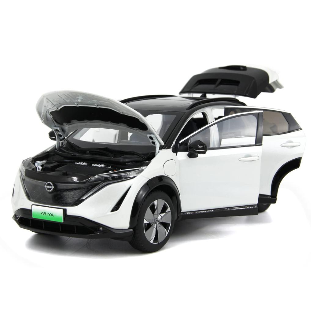 PAUDIMODEL PAUDI MODEL 1/18 Ariya Nissan 2022 Miniature Car Diecast Model White