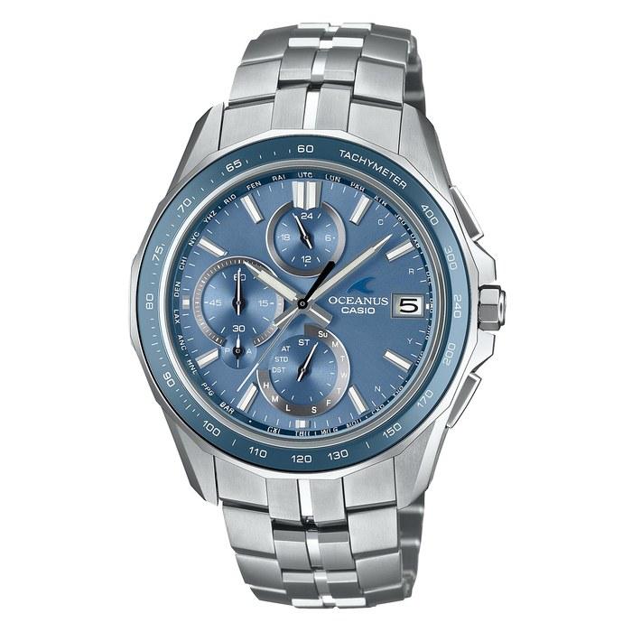 Casio Oceanus OCW-S7000E-2AJF Men's Watch, Light Blue, Bluetooth, Radio Solar, Sapphire Crystal