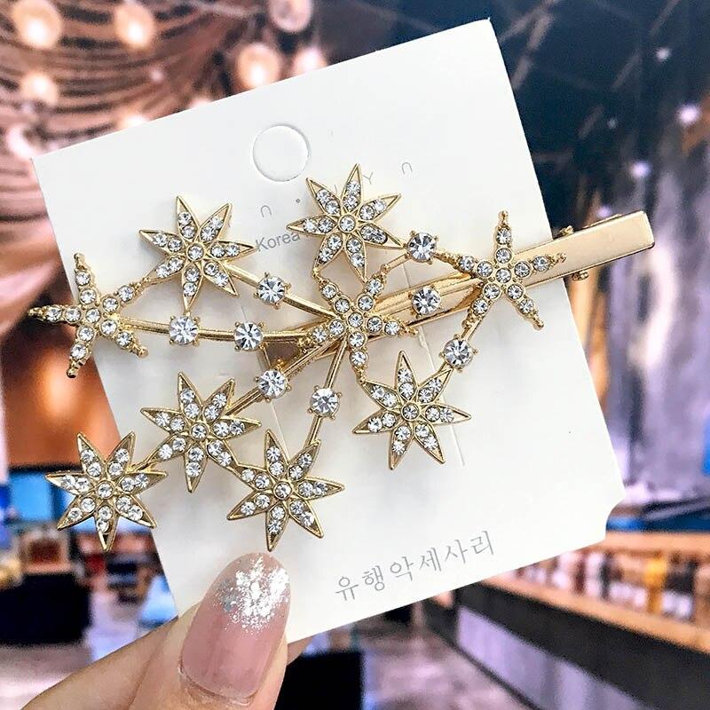 

Модная заколка для волос Matel для женщин 2021, заколка для волос с геометрическим рисунком для девочек, заколка для волос с бантом и бабочкой, головные уборы, аксессуары для волос, подарок коричневый/зелёный