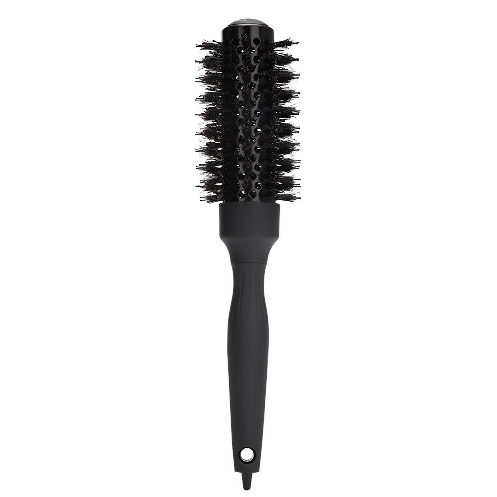 Handle Round Rolling Brush Round Barrel Hairdressing Straight Twill Hair Comb Styling Tool Anti Static Hair Curling Brush Salon