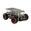 Carga de 5KG Robô Carro 4WD Metal Ackerman Chassi RC com Motor de Duplo Codificador Servo de Direção na Roda Dianteira Kit Robô Programável DIY