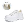 Foam sole leather little white shoes women's 2025 summer new thick sole heightening board shoes sports women's shoes versatile shoes children