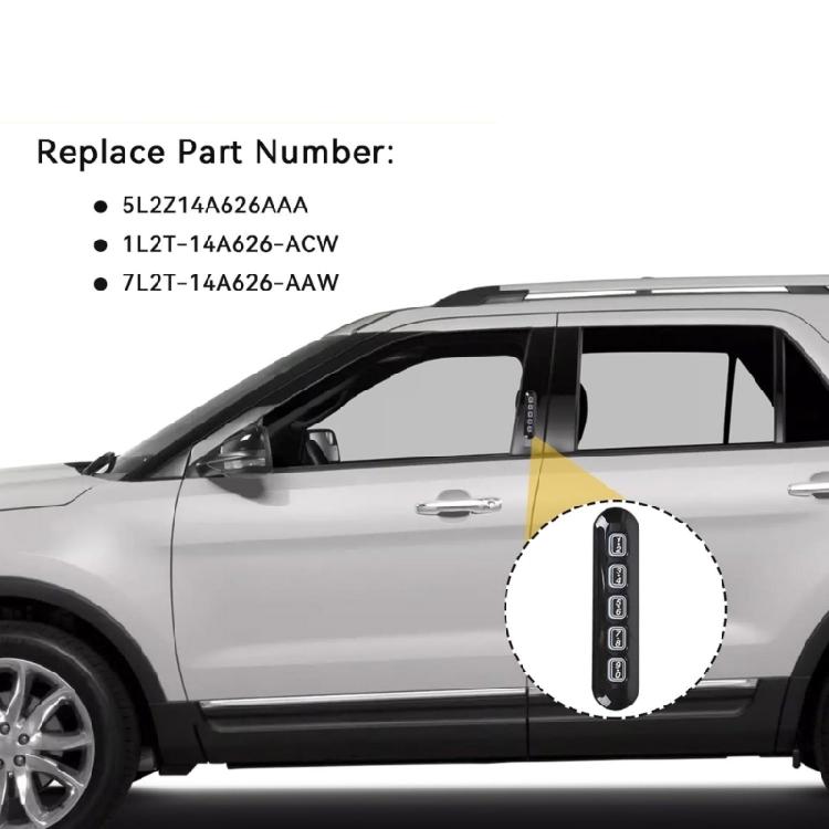 Car Safety with Left Front Door Keyless Entry Pad Password Lock Switch for 1L2T-14A626-ACW 7L2T-14A626AAW 5L2Z14A626AAA