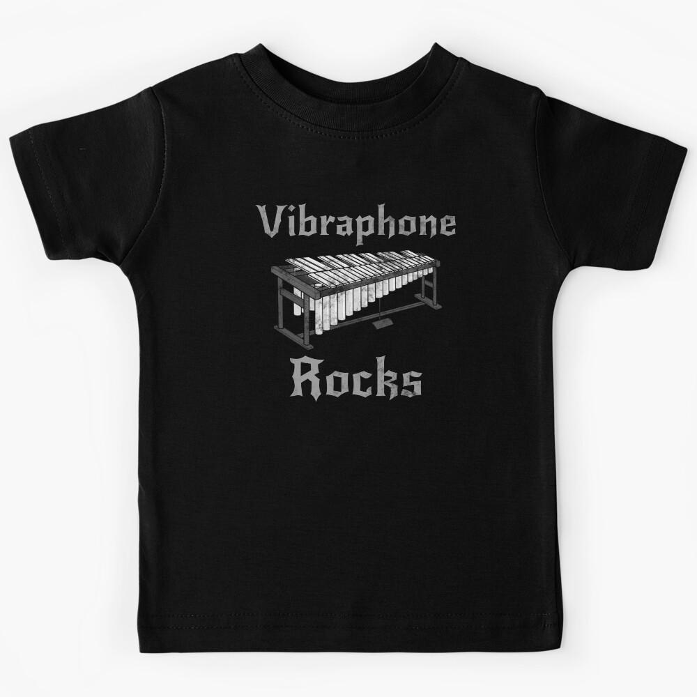 Vibraphone Rocks, Vibraphonist Percussionist Musician Rock Goth Kids T-Shirt 140