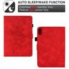 Funda For Xiaomi Redmi Pad 2 11" Cover 2025 For Redmi Pad 2 11 Tablet Case 3D Emboss Butterfly Beautiful Flower Card Slots Shell