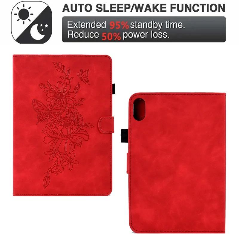 Funda For Xiaomi Redmi Pad 2 11" Cover 2025 For Redmi Pad 2 11 Tablet Case 3D Emboss Butterfly Beautiful Flower Card Slots Shell