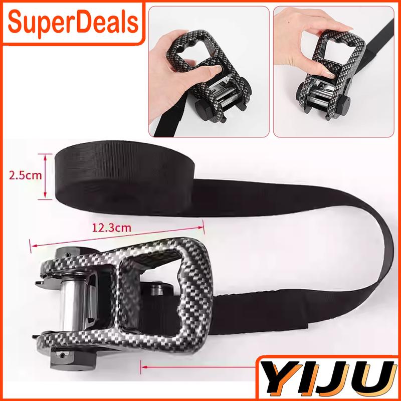 For Luggage Goods Transportation Outdoor Camping 3m/4m/5m Cargo Strap Ratchet Tensioner Freight Car Fixed Tightener Tighten Rope