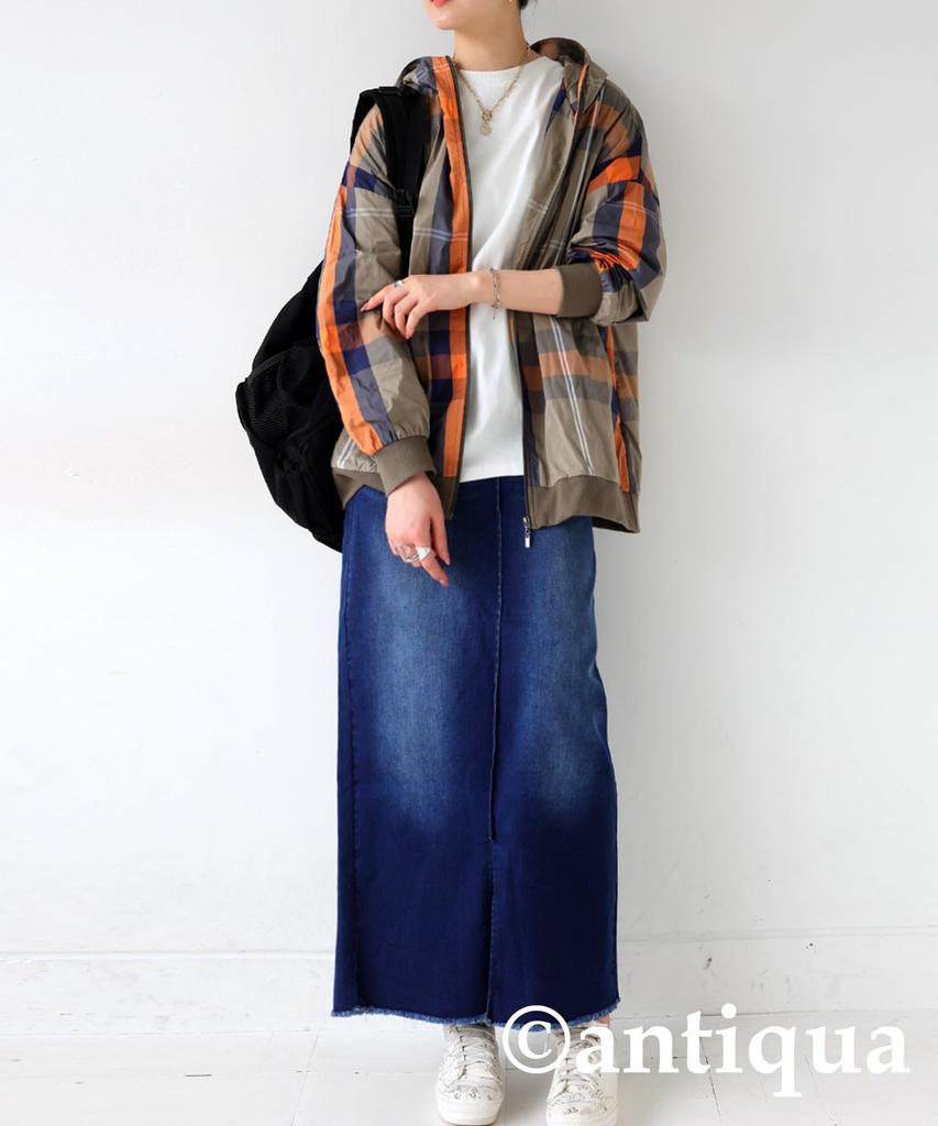 Antiqua Denim Free Size Denim Blue Women's Skirt, Long, LA-00015, 42,