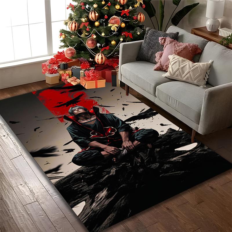 [naruto Printed Carpet] Durable Home and Office Area Rug, Kitchen Farmhouse Decorative Floor Mat
