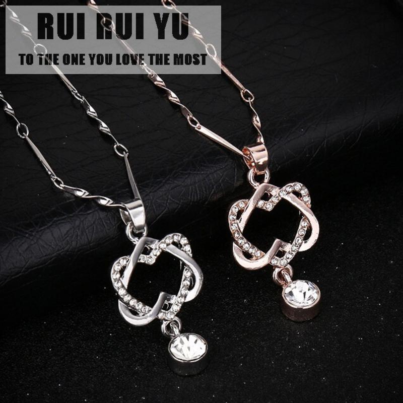 

RUI RUI YU Модное ожерелье для любителей двойной любви в форме обмотки