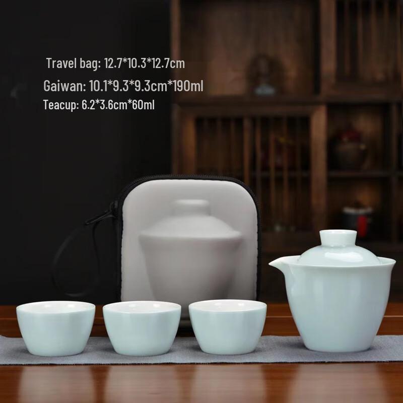 Portable Ceramic Travel Tea Set