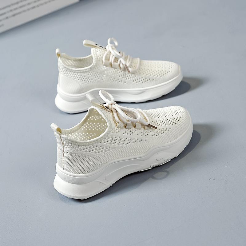 Women's shoes 2025 new summer mesh versatile breathable thin women's little white shoes summer running sneakers H01