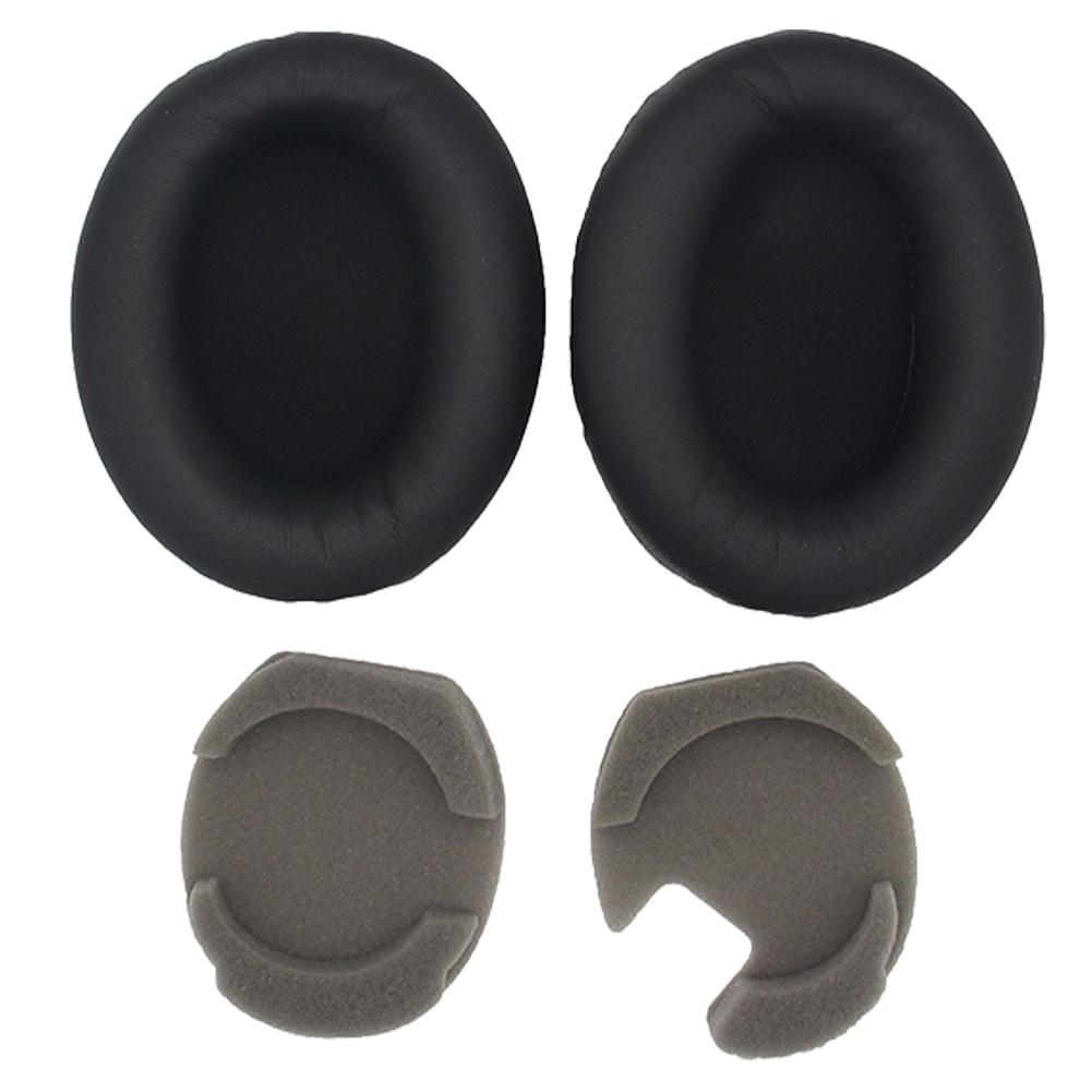 1 Pair Replacement Ear Pads Cushions Protein Leather Ear Cushions Covers Headset Ear Cushions for Sony WH-1000XM4 Headphones
