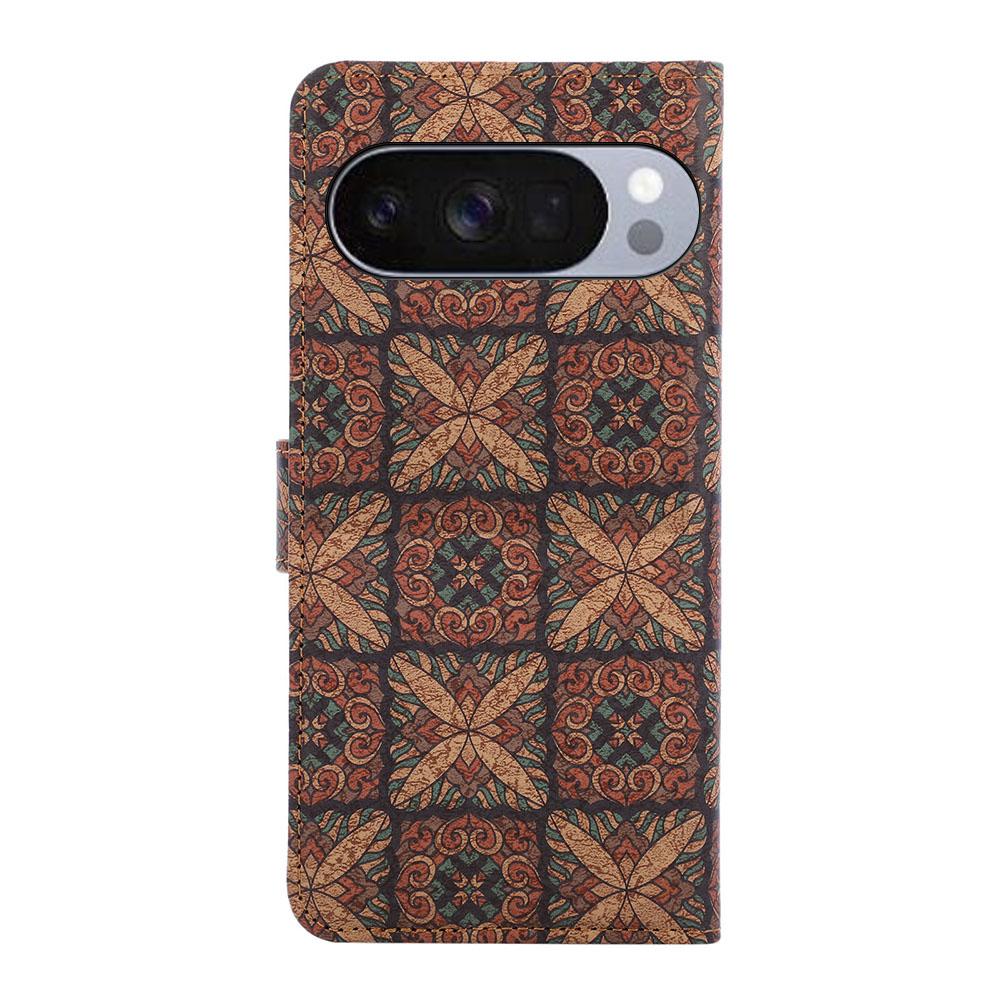 Leather Wallet Case For Google Pixel 10 / Pixel 10 Pro Bohemian-style TPU PU Phone Cover with Stand