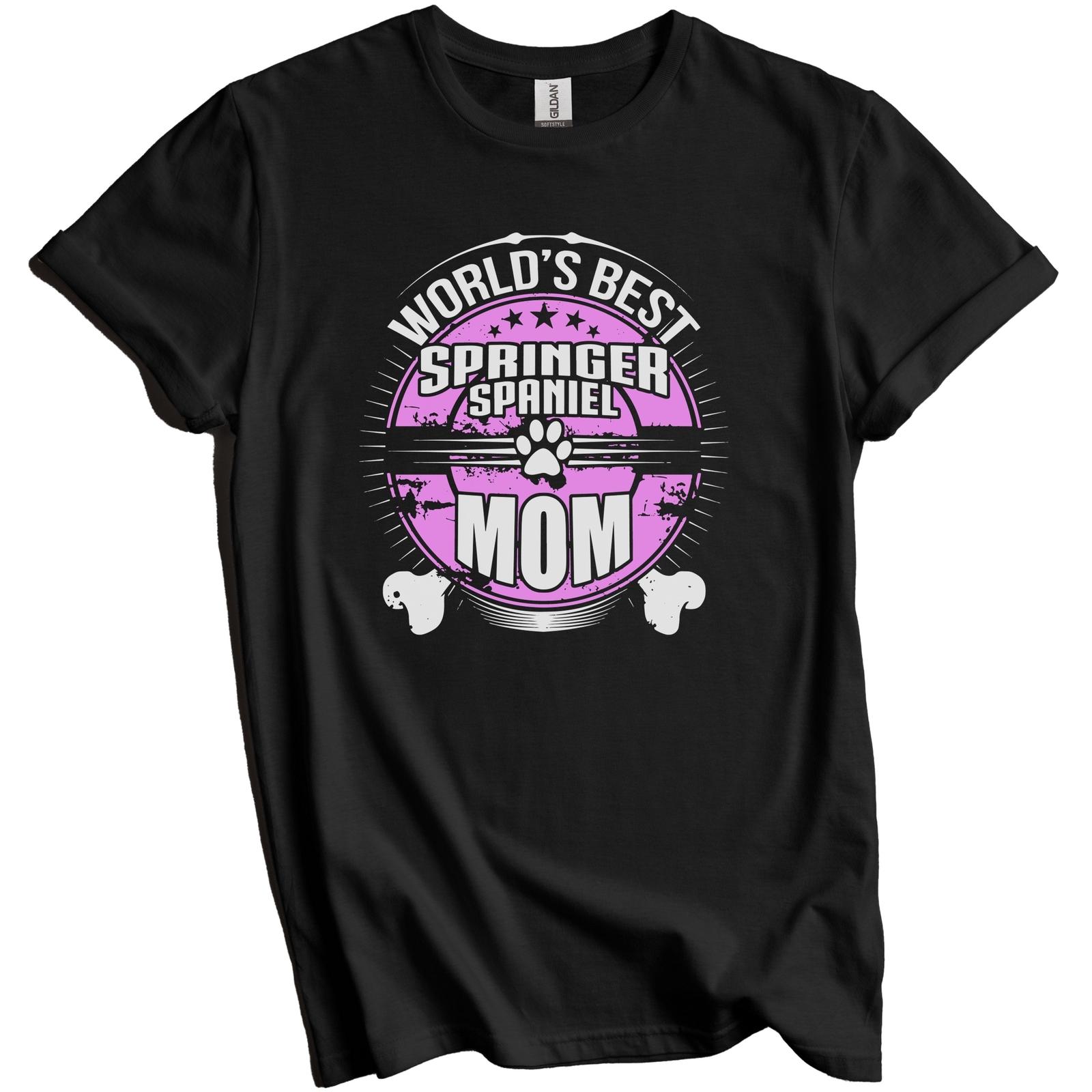 World s Best Springer Spaniel Mom Dog Owner T-Shirt S