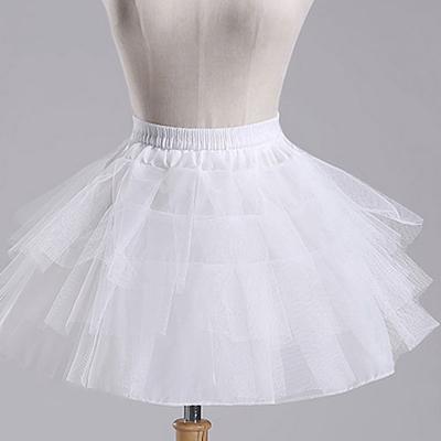 Rock Turnüre Hohe Taille Petticoat Dreidimensionale Schneiderei Licht Tüll Breite Elastische Taille Frauen Tüll Petticoat