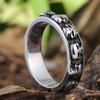 Retro Skull Cross Titanium Steel Ring Men Punk Fashion Gothic Hip Hop Rock Style Finger Ring Vintage Daily Jewelry Gift Accessories