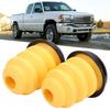 2 Rear Frame Rubber Bumpers for Chevrolet Silverado 1500, High Shock Absorption, Durable Material,