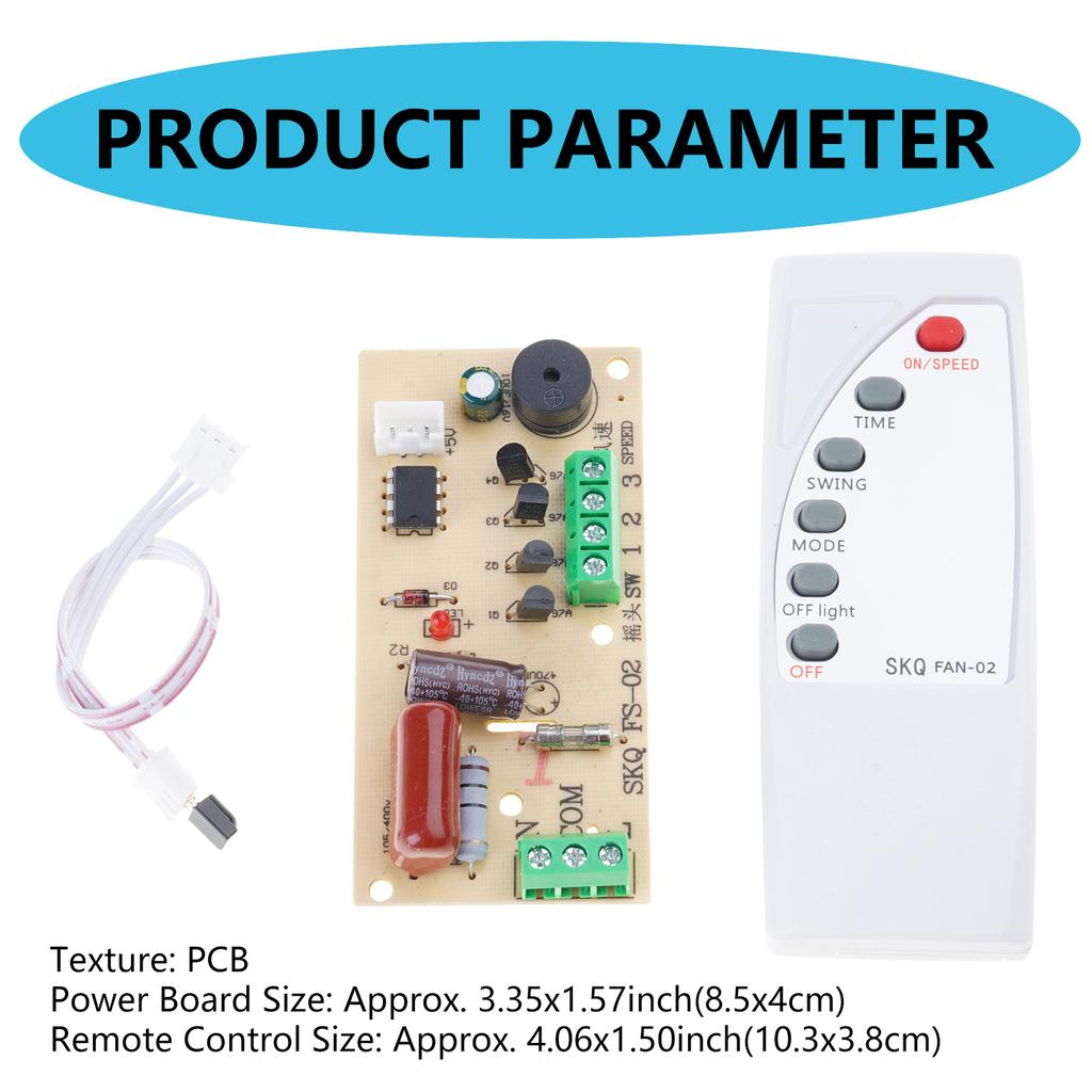 Replacement Power Board Fan Control Board Home Appliance Repair Part Circuit Board Repair Set PCB Texture for Fan