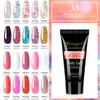 30ML Poly Gel Nails Acrylgel Finger Extend Builder Gel vârfuri de unghii false pentru bricolaj sau salon de unghii