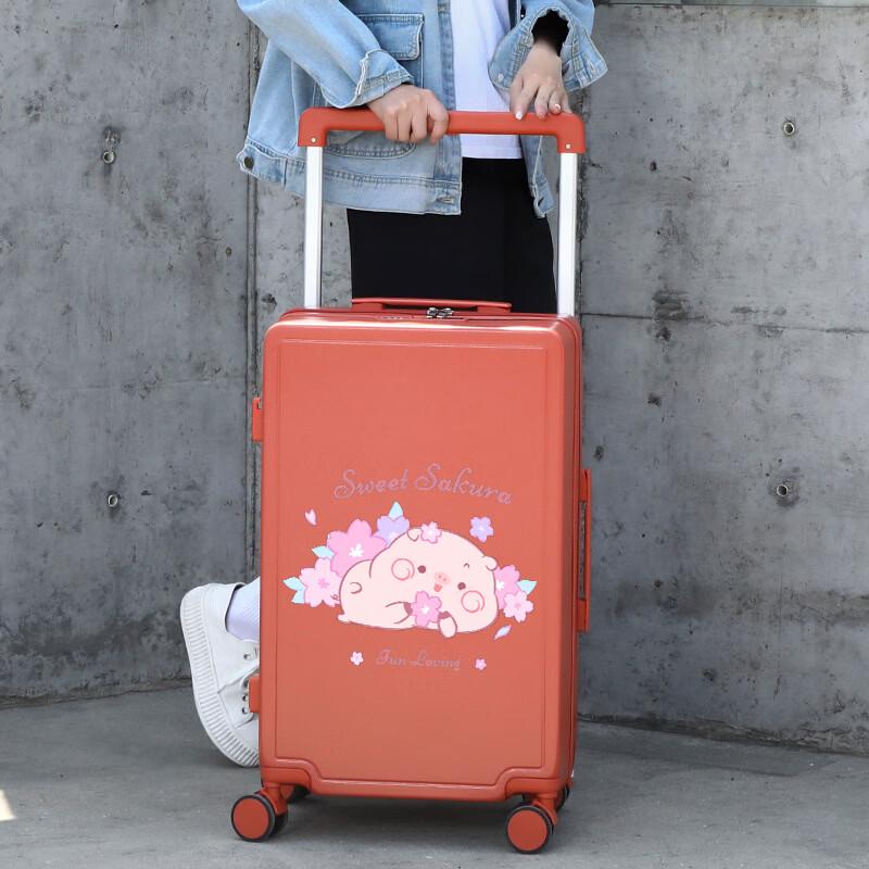 PACKAGE FASHION Women s Durable Carry-on Luggage 20 inch