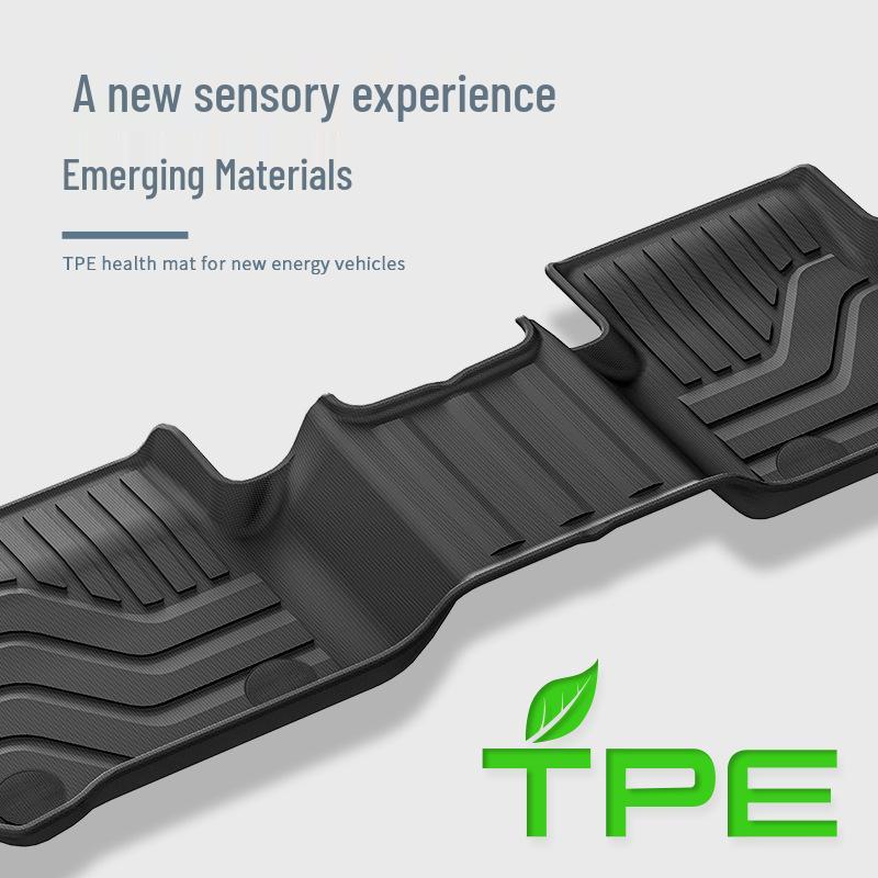 Eco-Friendly TPE Floor and Trunk Mats with Seat Back Cushion for 2021-2025 Nissan Qashqai